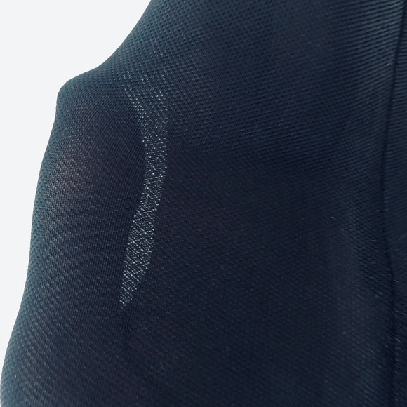 BCBG Bodycon Mesh Mini Black Dress - Picture 7 of 9